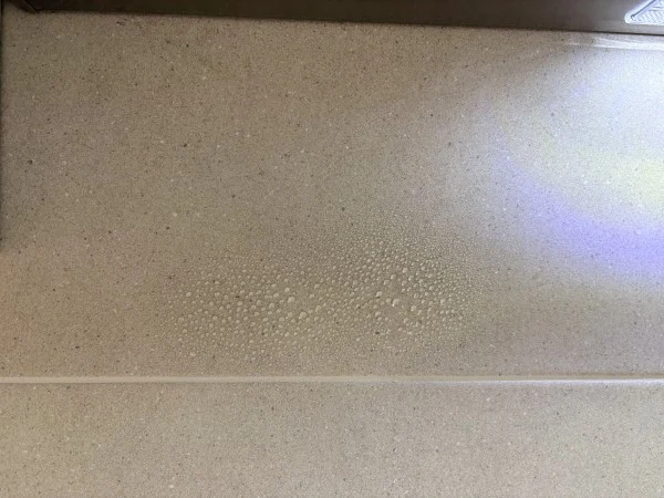 실제 주방 벽